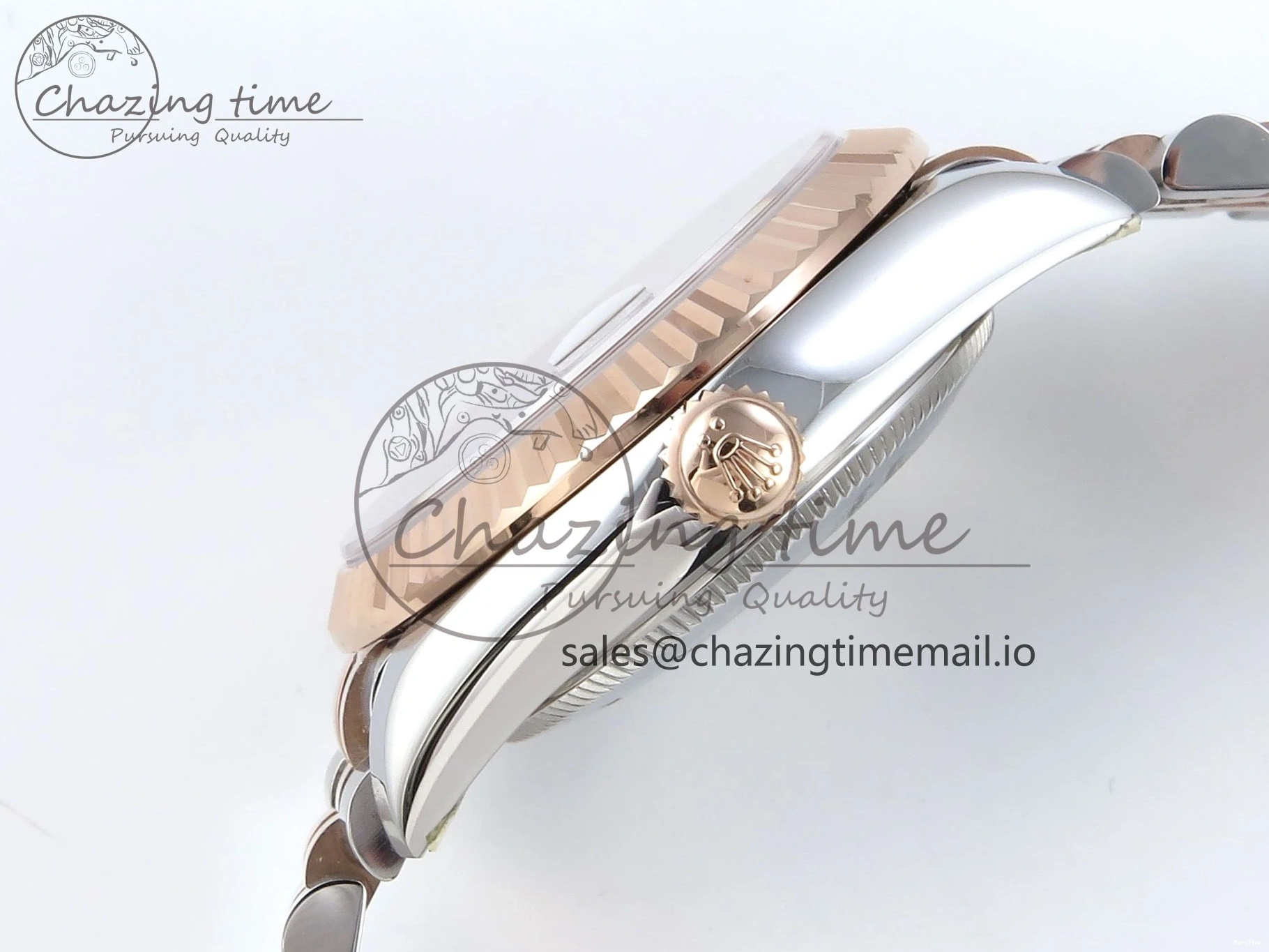 MiroTime 0103 QuickDry DateJust 31 278271 ARF 1:1 Best Edition 904L Steel White MOP Diamonds Dial on SS RG Jubilee Bracelet ETA 517